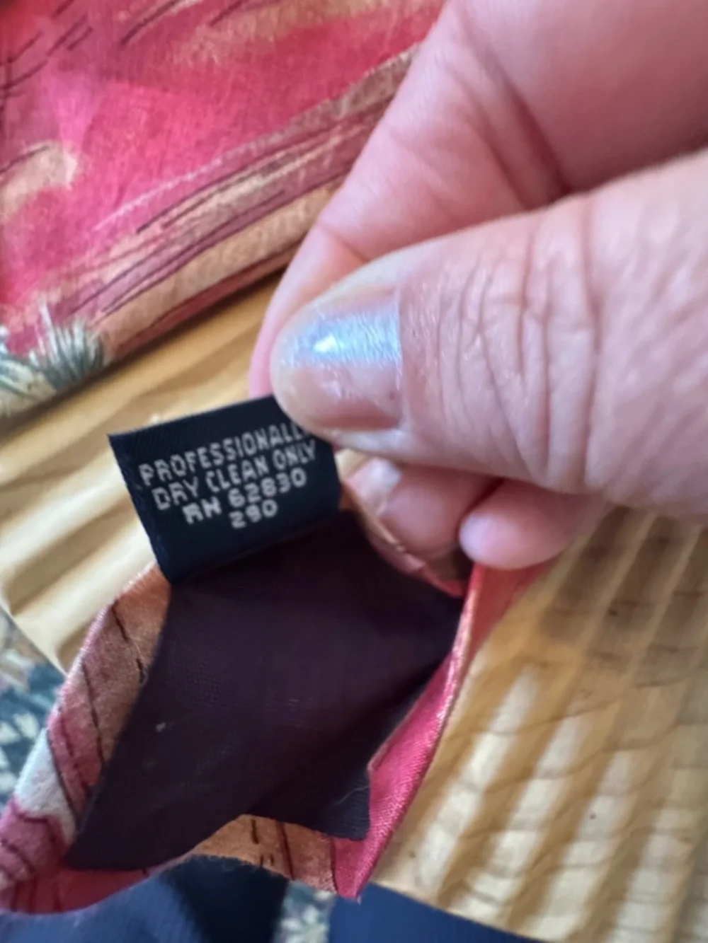 Vintage Land’s End Baseball Tie Classic Made in the USA